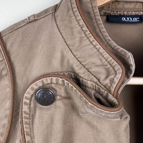 a.n.a. Military jacket | Small | Khaki tan/brown - Picture 3 of 6